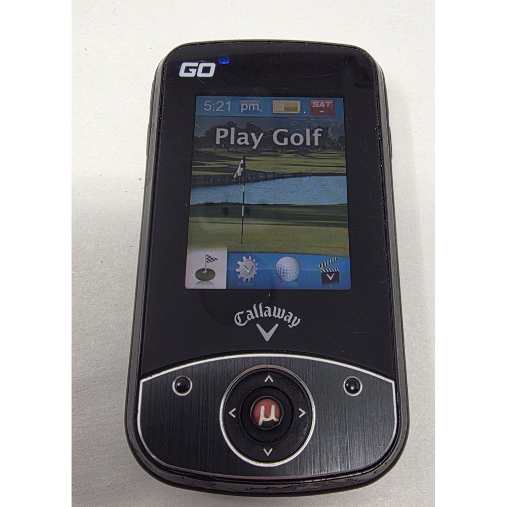 Callaway uPro GO Handheld Golf GPS Black Used Rangefinder Charger *Parts/Repair*